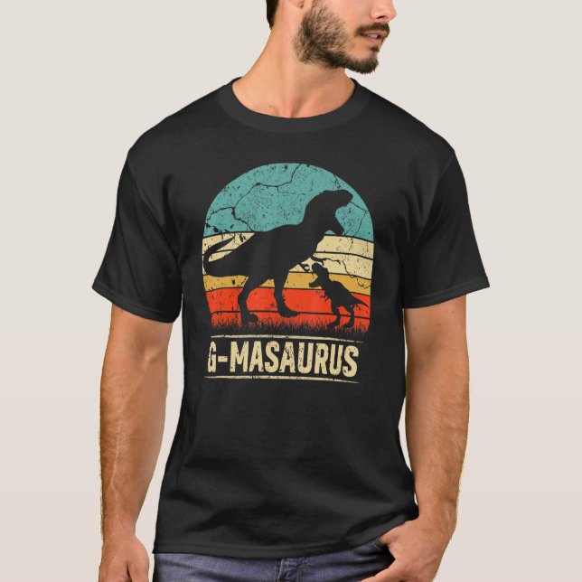 G Masaurus T Rex Dinosaur G Morsa Saurus Family Ma Shirt (Framsida)