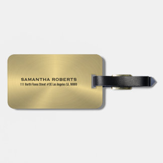 G Metalldesign Stainless Steel Leting Luggage Tag Bagagebricka