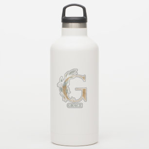 G Monogram-Blommigtens Personlig Klistermärken