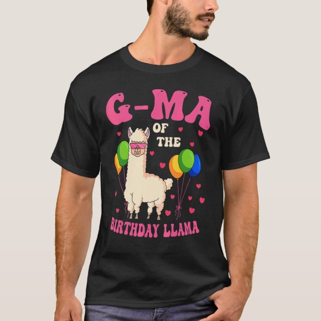 G Morsa av födelsedagen Party-familjen Celeb T Shirt (Framsida)