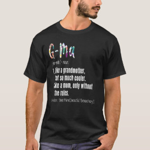 G Morsa Definition Mors dag & Birthday Grandmoth T Shirt