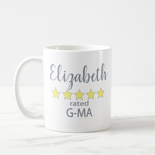 G-Morsa med 5 stjärnor Kaffemugg (Vänster)