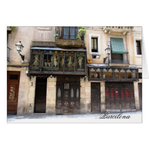 g/nc Barcelona Barri Gotic 1 Barcelona Hälsningskort