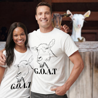 G.O.A.T. Citat Funny Goat Teckning T Shirt