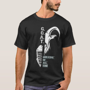 G.O.A.T. Hockey Goalie Vintage Coola Retro College T Shirt