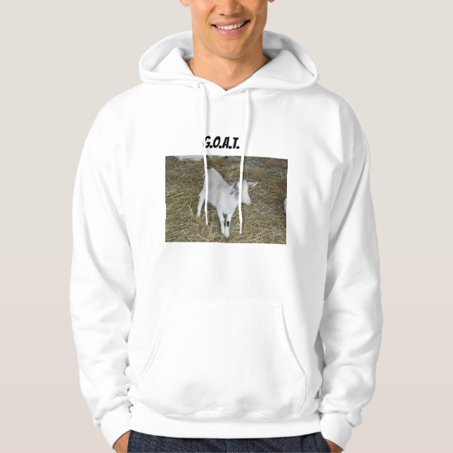 G.O.A.T. HOODIE (Framsida)