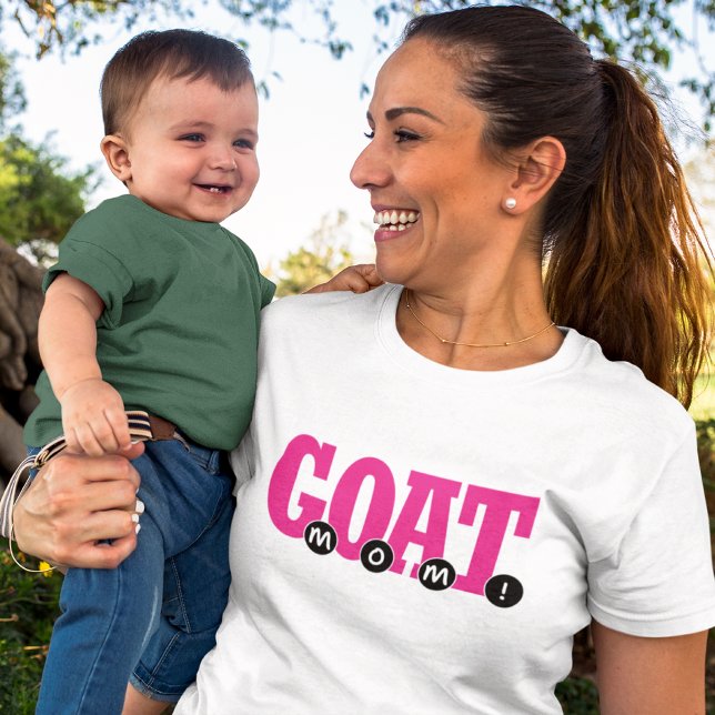 G.O.A.T. MAMMA! - Cute for Mamma Graphic Print T Shirt (Skapare uppladdad)
