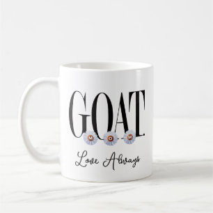 ’G.O.A.T. MAMMA’ with Daisys Art Kaffemugg