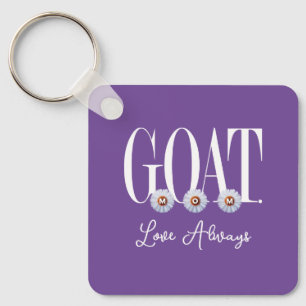 ’G.O.A.T. MAMMA’ with Daisys Art Nyckelring