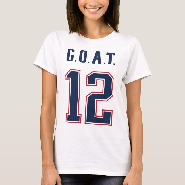 G.O.A.T. Nummer 12 Tee Shirt (Framsida)