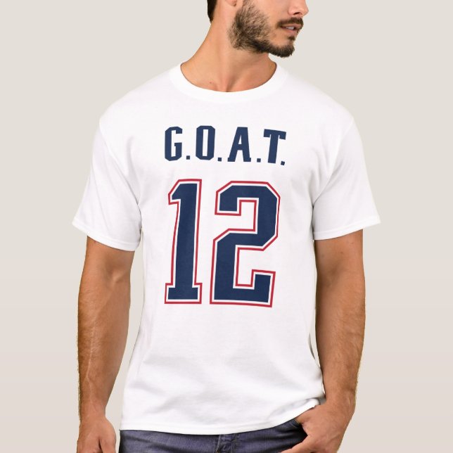 G.O.A.T. Numrera 12 Tee Shirt (Framsida)