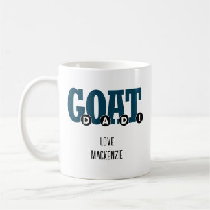 "G.O.A.T. PAPPA!" För Pappa-grafik Kaffemugg