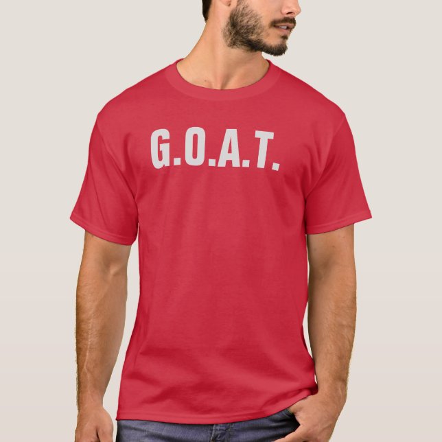 G.O.A.T.Skjorta T Shirt (Framsida)