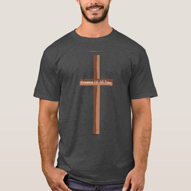 G.O.A.T. Störst genom Tiderna T Shirt (Framsida)