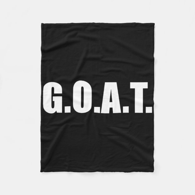 G.o.a.t Underbarare av hela tiden Fleecefilt (Framsidan)