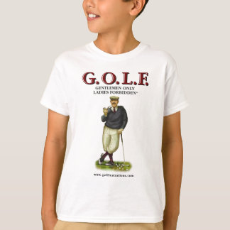 G.O.L.F. FÖRBÖD DAMER FÖR GENTLEMÄN ENDAST TRÖJA