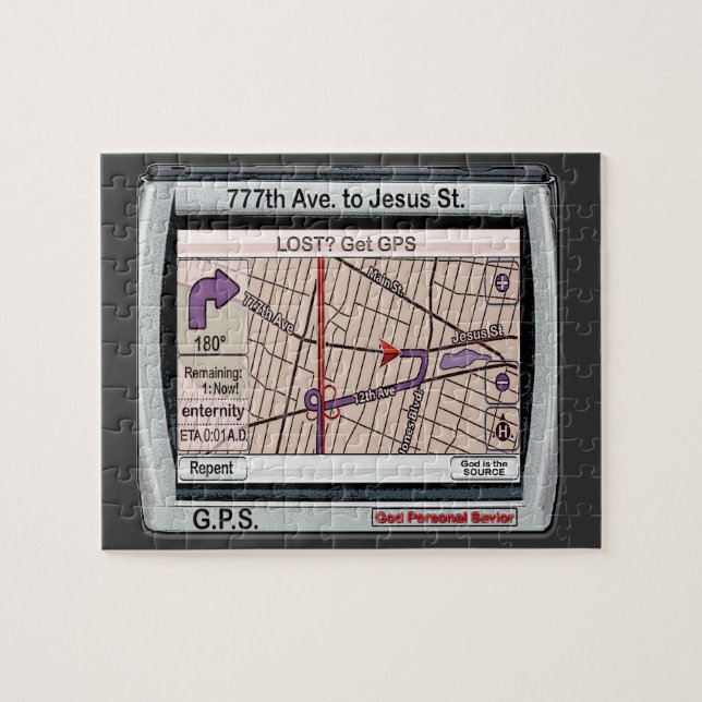 G.P.S. Personlig frälsare för gud Pussel (Horisontell)