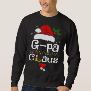 G-Pa Claus jul-familjen Pajama Matching Julafton Lång Ärmad Tröja