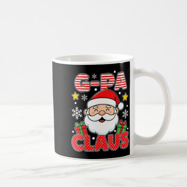 G-pa Claus Shirt Group Matching Family Christmas  Kaffemugg (Höger)