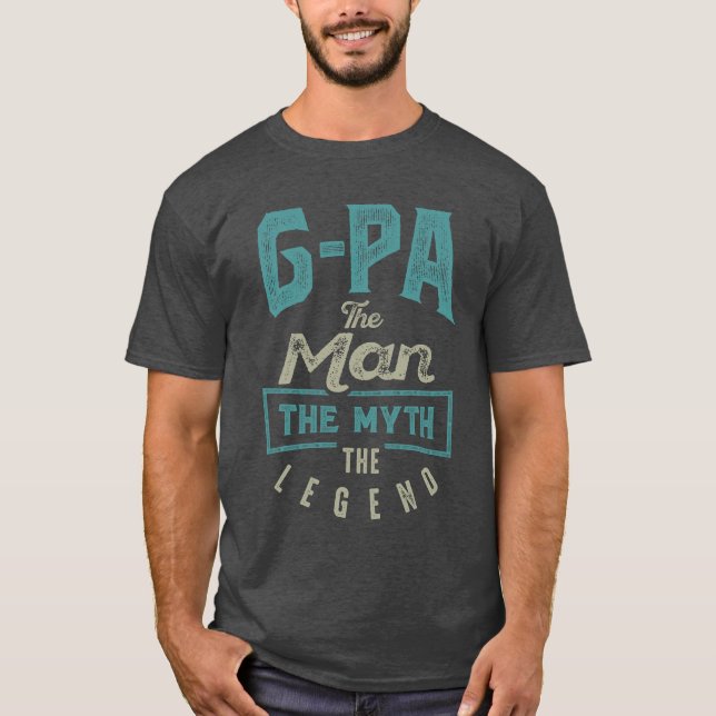 G-Pa Myth the Legend T Shirt (Framsida)