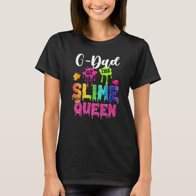 G Pappa i Krona-födelsen av Slime Queen B Day T Shirt (Framsida)