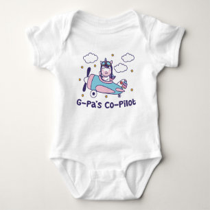 G-Pa's Co-Pilot - Unicorn Airplane T Shirt