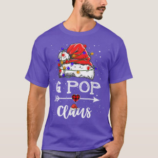 G Pop Claus jul Light Pajama Family Matching T Shirt