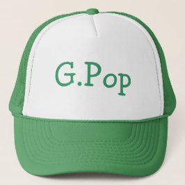 "G.Pop-" lastbilsförare hatt Keps