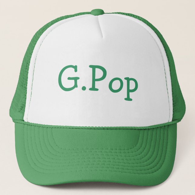 "G.Pop-" lastbilsförare hatt Keps (Framsida)