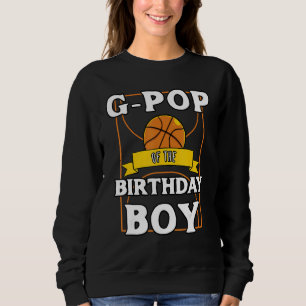 G Pop of the Birthday Baller Basketball Party T Shirt
