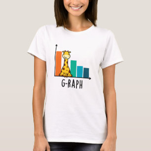G-raph Funny Giraffe Graph Pun T Shirt