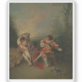 G. Seurat - Två studier av en flutist och... Klistermärken