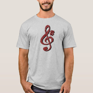 G Sharp Musiknot T-shirt