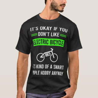 G Smarta människor Elektrisk cykel E cykel Ebike T Shirt