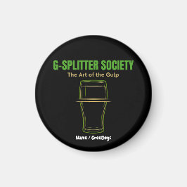 G-Splitter Society Konsten att Gulp PintKultur Magnet