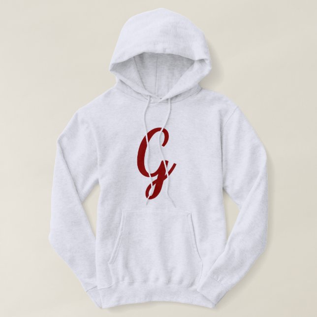 G-sträng, hooded jacka hoodie (Design framsida)