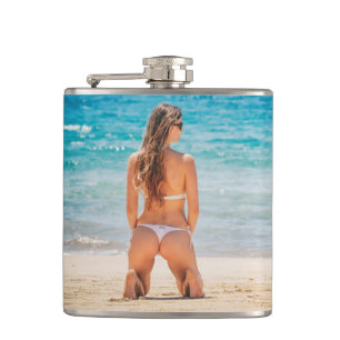 G-STRING BEACH GIRL Flasks Fickplunta