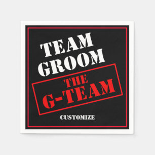 G-Team Brudgumme Pappersservett