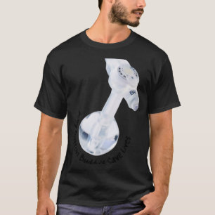G-Tube-medvetenhet Knappen Mic-nyckel gastrostomrö T Shirt