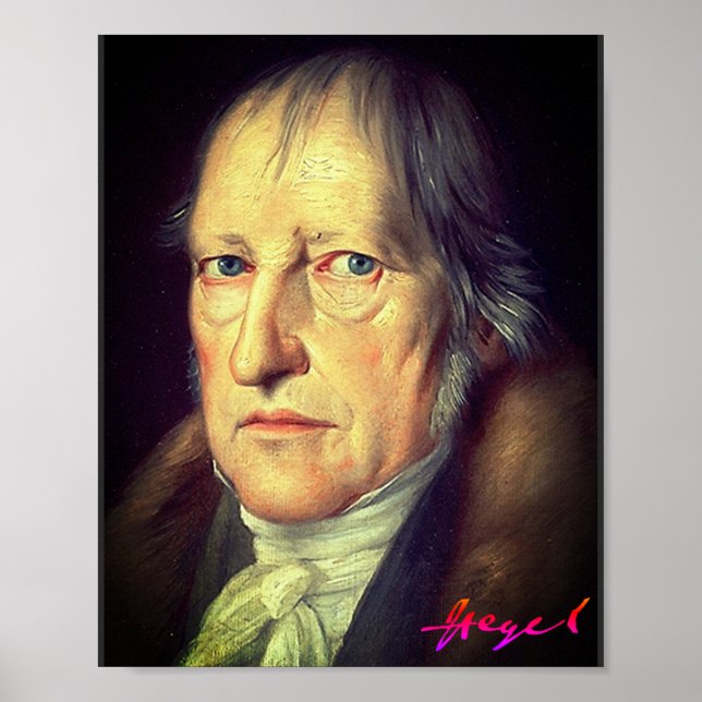 G. W. F. Hegel (1831 porträtt) Poster (Framsidan)