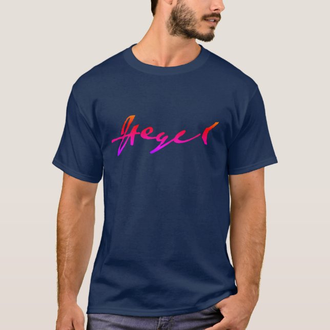 G. W. F. Hegel T-Shirt (Framsida)