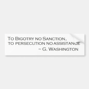G. Washington Citering Bildekal