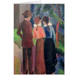 Gå, 1914 hälsningskort