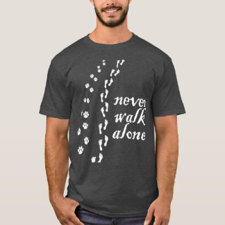 Gå aldrig ensamma med Hundälskare Gift T Shirt