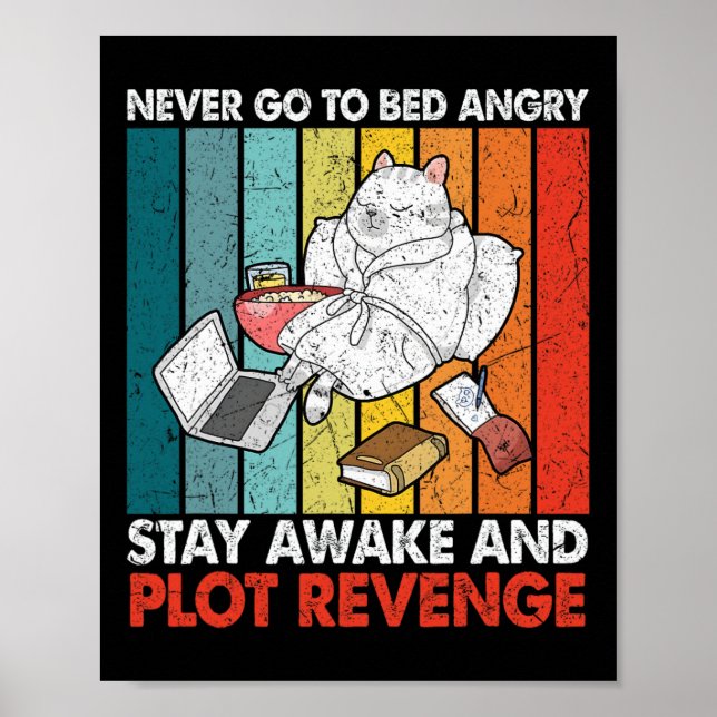 Gå aldrig ut i bed AngryStanna Aake och plot Reven Poster (Framsidan)