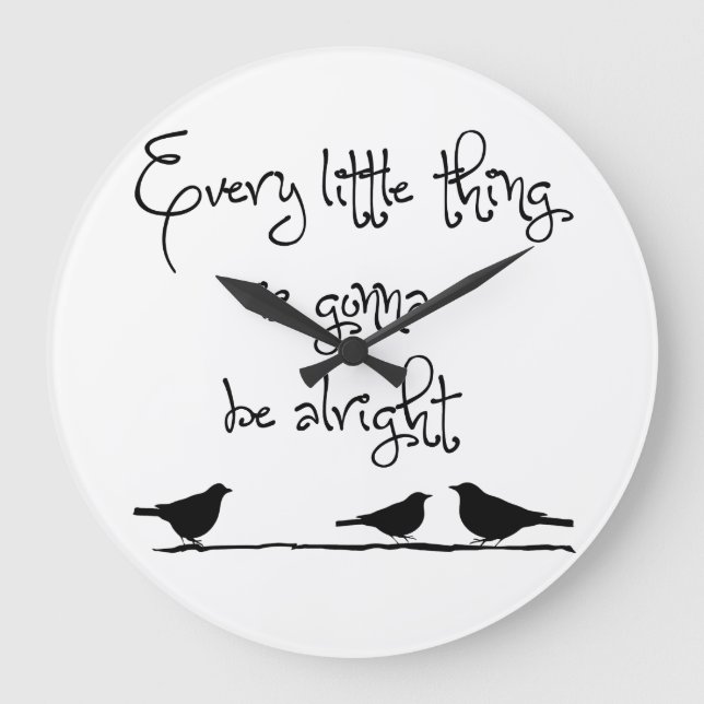 Gå att vara Alright Stor Klocka (Framsida)