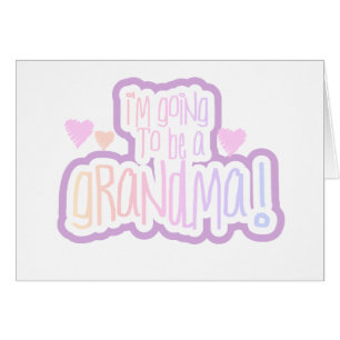 Gå att vara en mormor hälsningskort