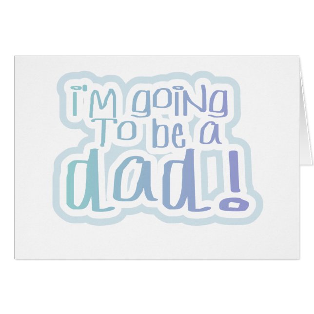 Gå att vara en pappa hälsningskort (Framsidan Horizontal)