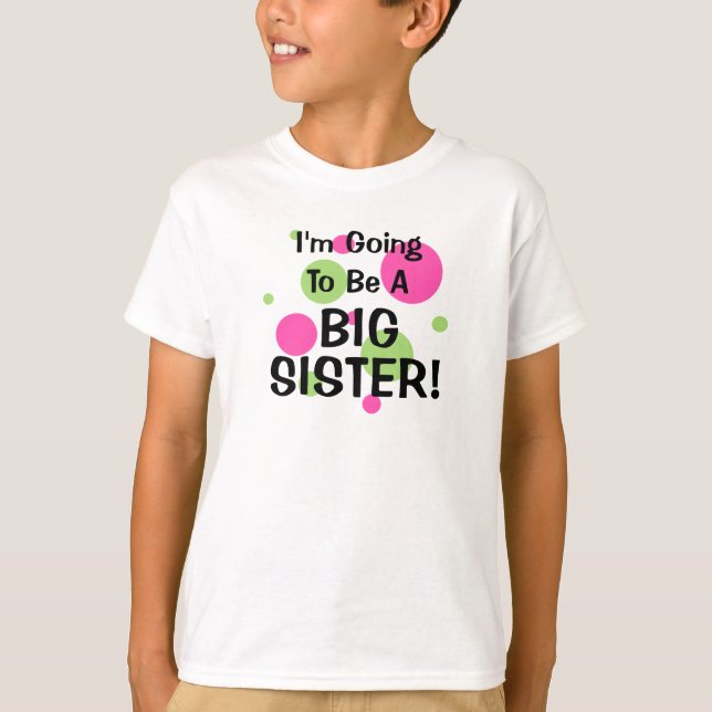 Gå att vara en STORASYSTER! Tee (Framsida)