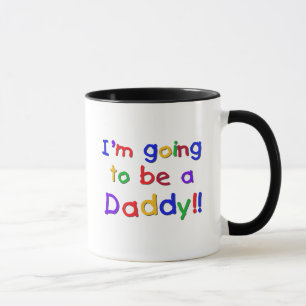 Gå att vara Pappa-Primära färger Mugg